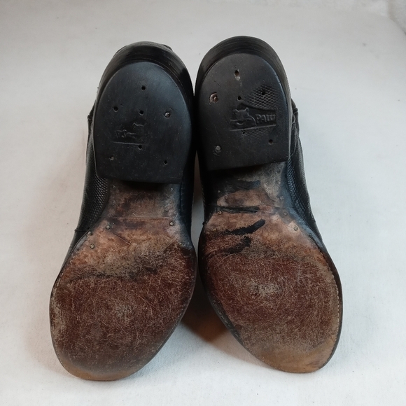 Longhorn men's black lizard skin western boots sz 8.5M - Picture 9 of 9